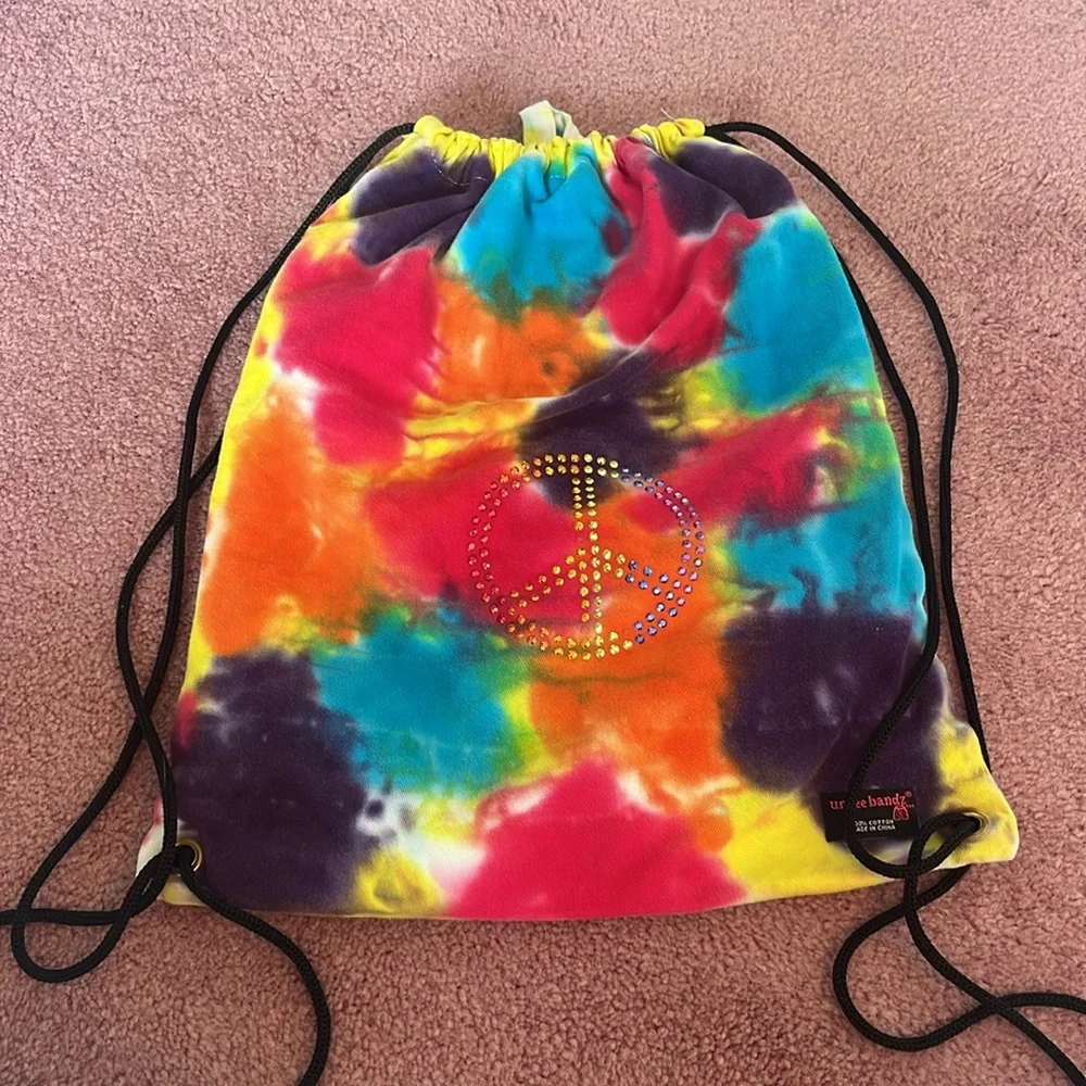 UNDEE BANDZ Drawstring Bags Set of 2 Tie Dye Y2K